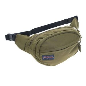 JanSport Olive Green Fifth Avenue Fanny Pack Crossbody Bag Unisex Neutral Travel
